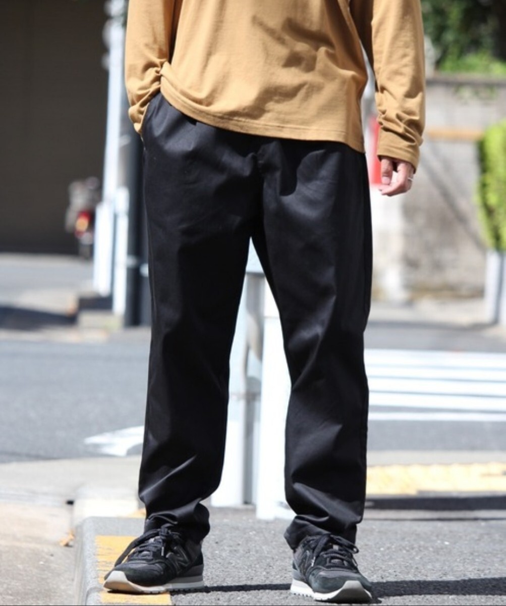 新品 未使用 Dickies ディッキーズ イージー チノパン L ブラック 黒 チノ パンツ シェフパンツ メンズ拍卖