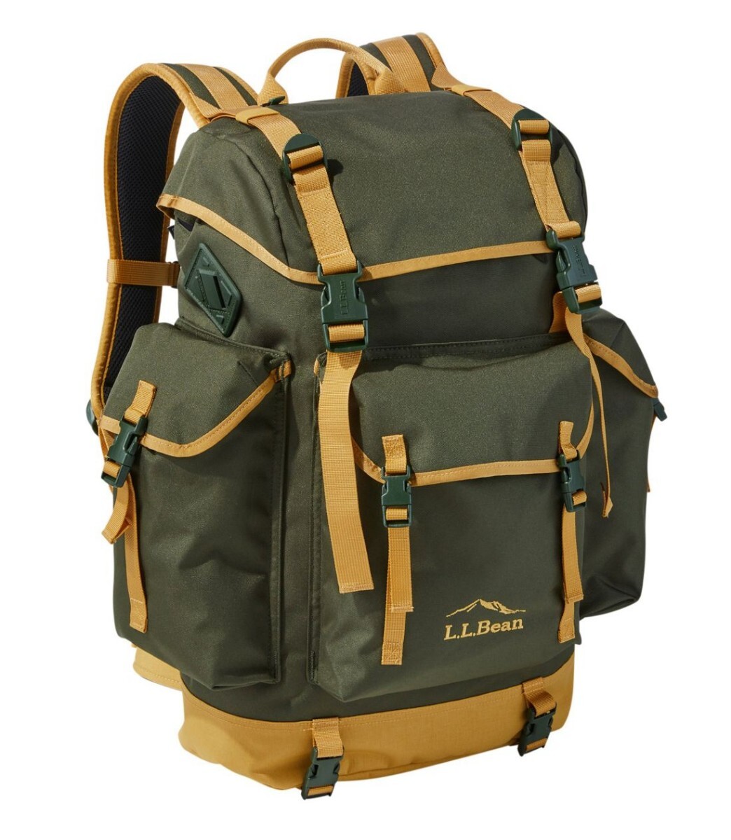 新品 定価23100 L.L.BEAN コンチネンタル リュックサック グリーン ベージュ 33L LLビーン エルエルビーン リュック バッグ PCスリーブ拍卖
