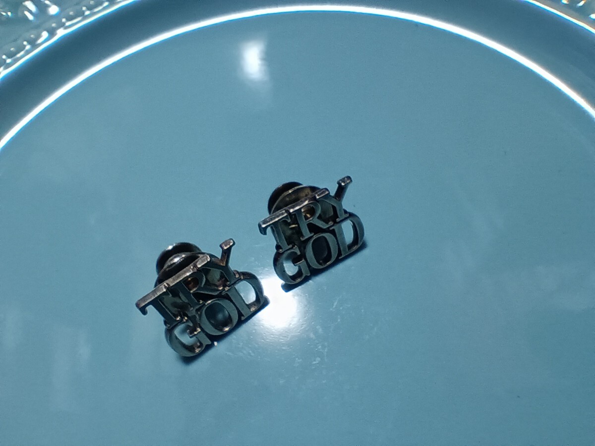 TIFFANY TRY GOD ピンバッジ ティファニー ビンテージ 1970年代 シルバー 2個セット 2拍卖