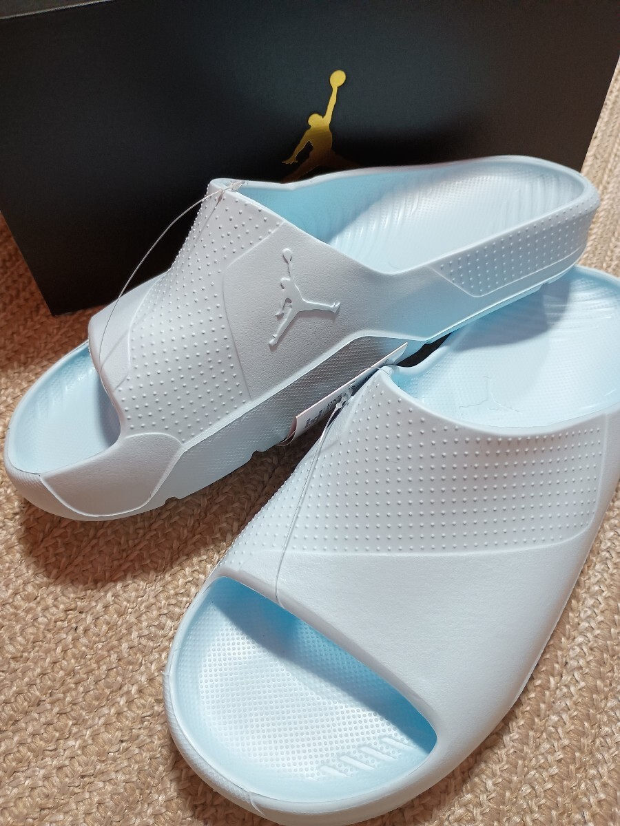新品 未使用 NIKE JORDAN POST SLIDE サンダル 27cm US9 ナイキ ジョーダン ライトブルー拍卖