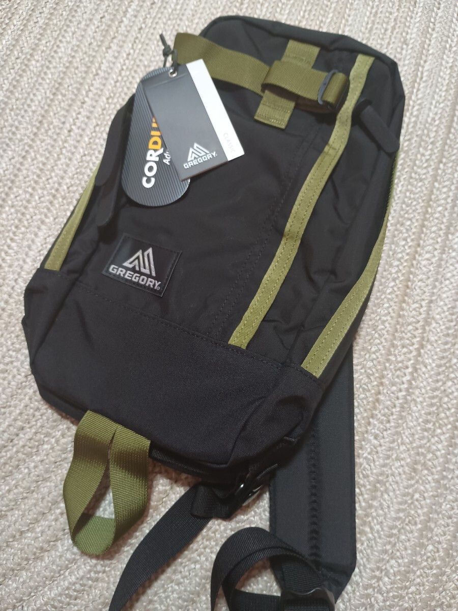 新品 未使用 GREGORY グレゴリー スイッチスリング バッグ ブラック オリーブ コーデュラナイロン ショルダーバッグ 拍卖