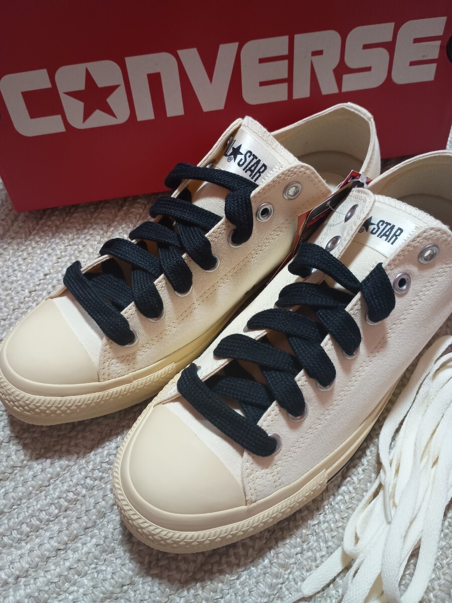 新品 未使用 CONVERSE ALLSTAR FS OX 27cm コンバース オールスター ローカット オールドホワイト リアクトソール 拍卖