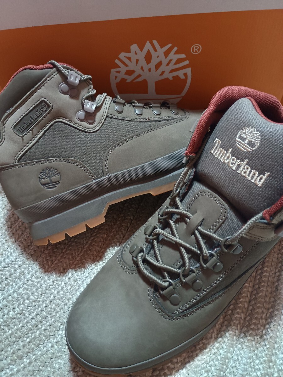 新品 定価18700 Timberland ティンバーランド ユーロハイカー オリーブ ヌバック 27cm US9 グレー ブーツ EURO HIKER拍卖