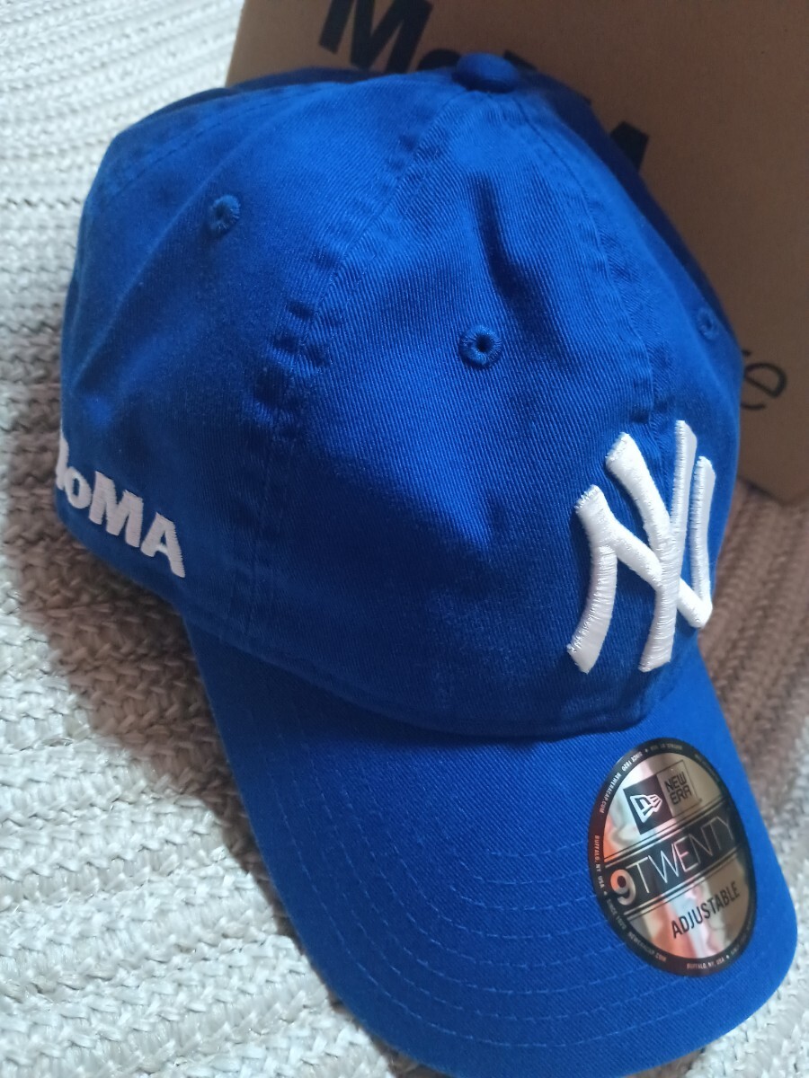 新品 未使用 NEW ERA MOMA 別注 ヤンキース スナップバック キャップ ロイヤルブルー 青 ニューエラ フリーサイズ ニューヨーク モマ拍卖