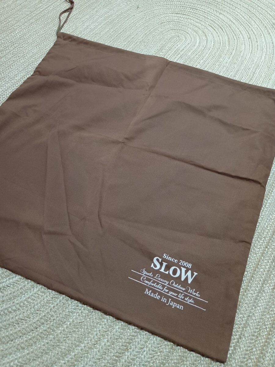 新品 未使用 slow 収納袋 バッグ 巾着袋 布製 ブラウン拍卖