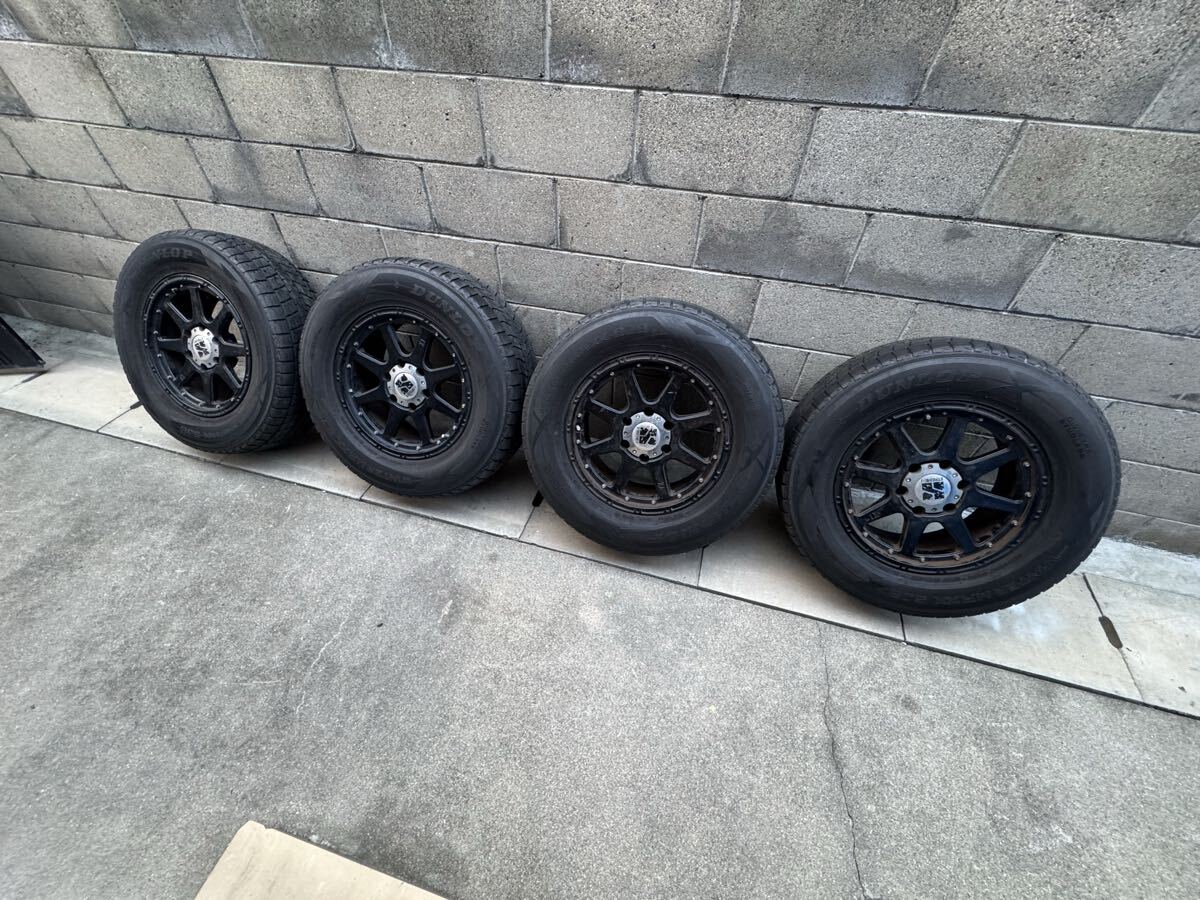XTREME-J 7.5J 17 ET25 139.7 6穴 ダンロップ 265/65R17 ランクル FJ ハイラックス プラド 150 200 300 FJ サーフ 250 オフロード 4WD拍卖