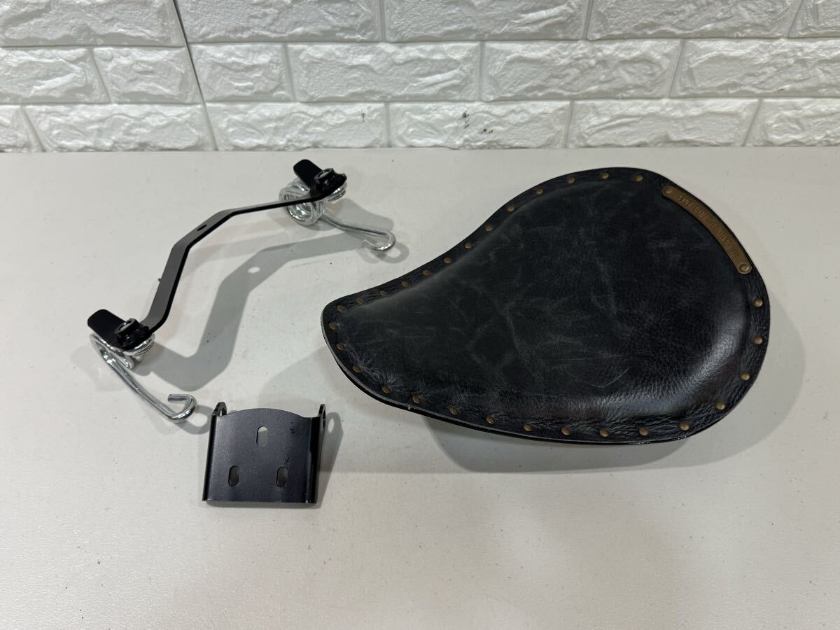 ハーレー 純正 ソロ サドル シート ボバー チョッパー スポーツスター ダイナ ショベル ソフテイル XL1200 883 FXDL ファット OP 新品 購入拍卖