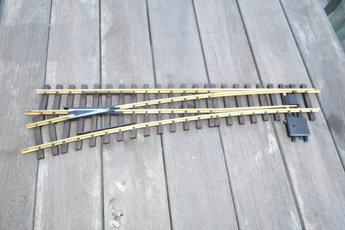 ●☆【入手困難 貴重品】 未使用に近い LGB R5, 15° ポイントレール 型番:lg18150拍卖