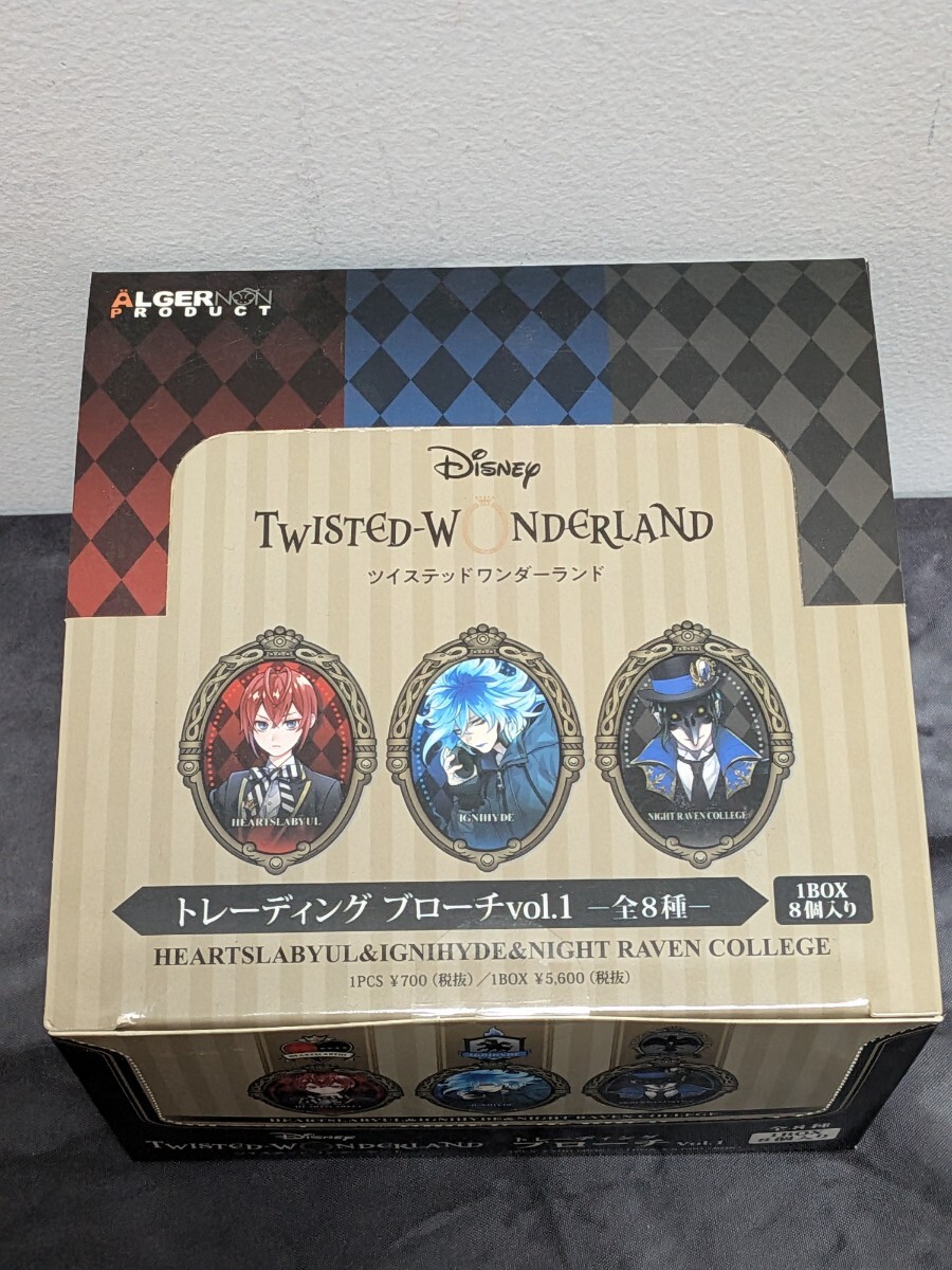 アルジャーノンプロダクト ディズニー ツイステッドワンダーランド トレーディングブローチ vol.1 BOX商品拍卖