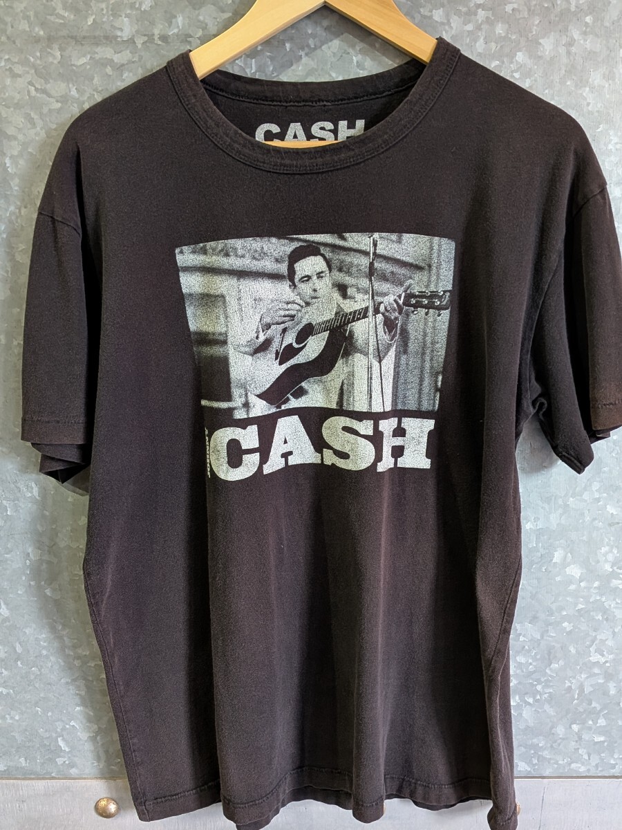 バンド Tシャツ ジョニーキャッシュ Mサイズ ブラック拍卖