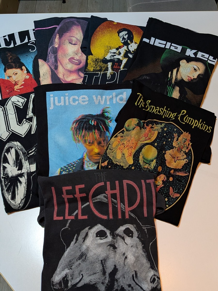 海外アーティストTシャツ 8枚まとめ売り 現行リプリント 各種XL〜4XL バンドT ヒップホップT 古着 バンド拍卖