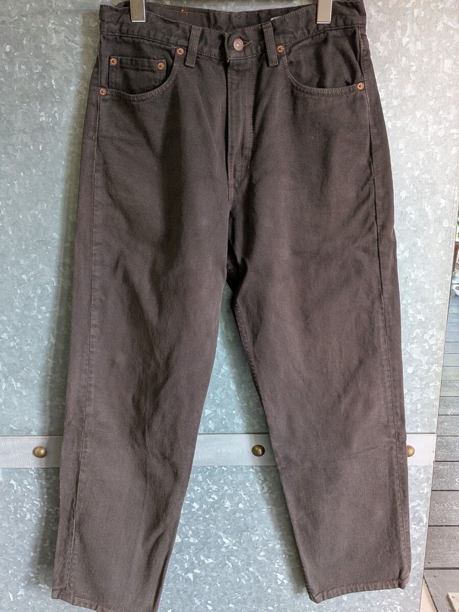 USA製リーバイス555 ブラックデニムW33 L30 90s 古着拍卖