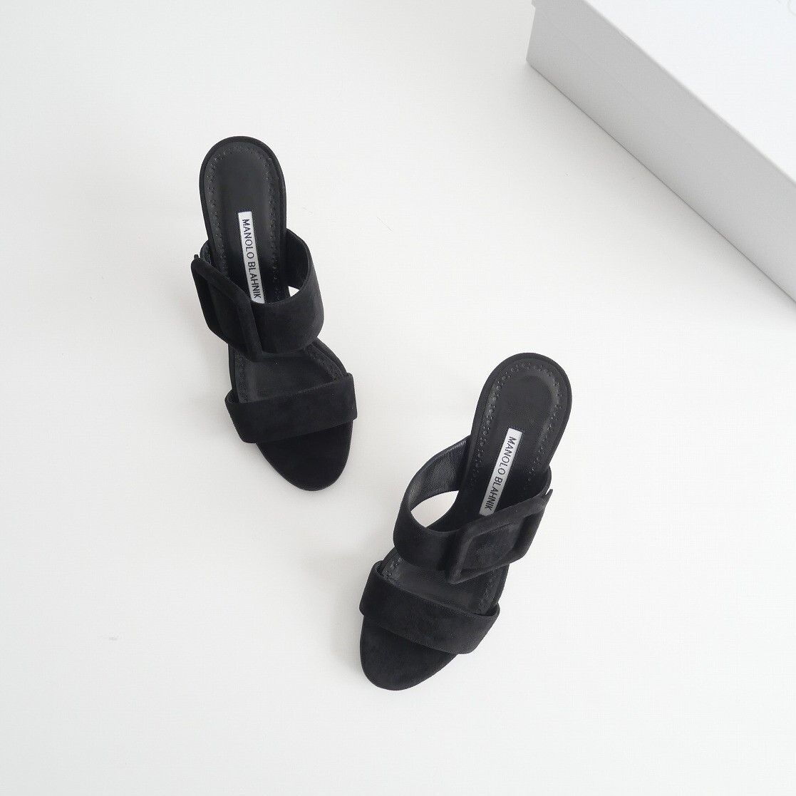 2022SS / MANOLO BLAHNIK マノロブラニク / スエードサンダル GABLE 36 / 2401-0373拍卖