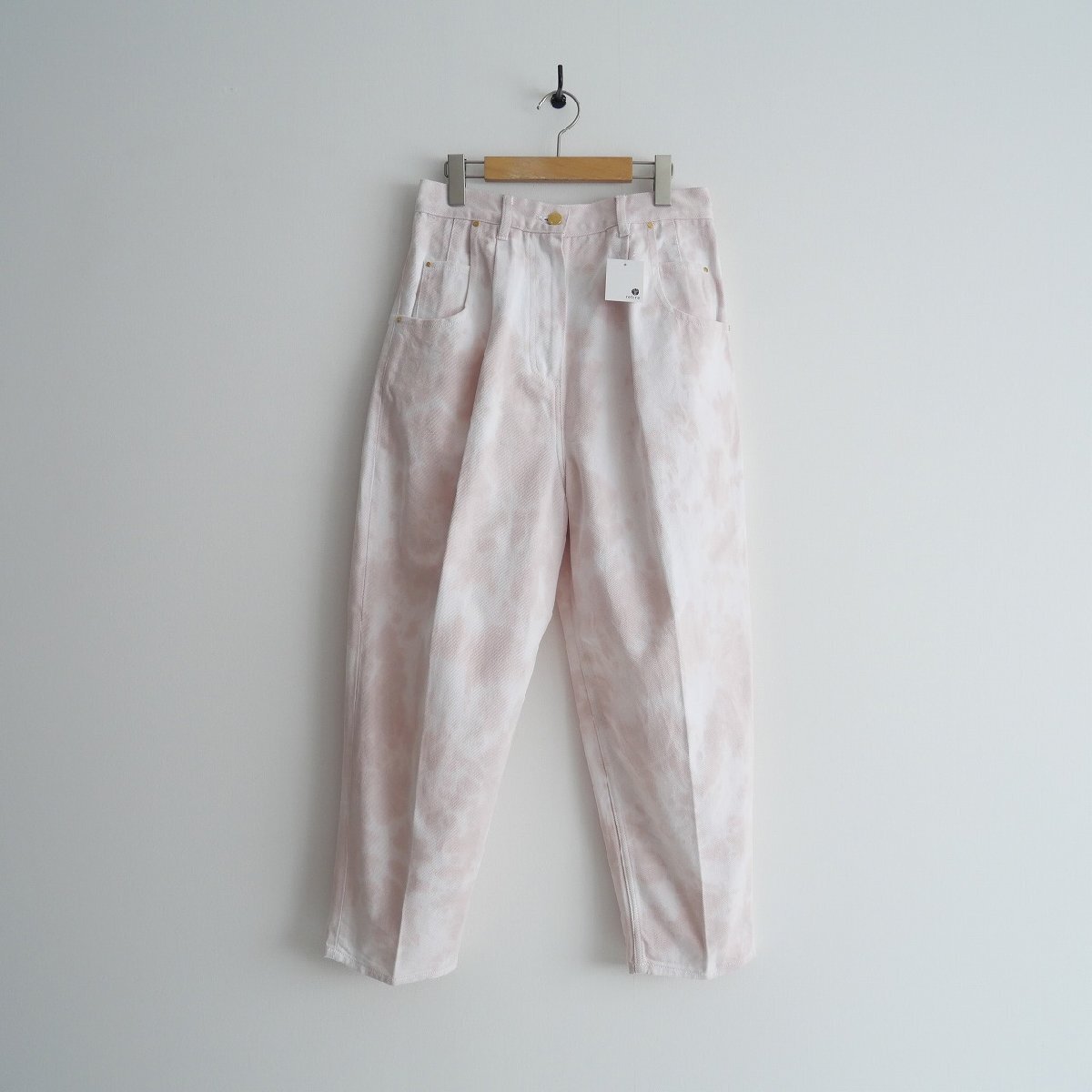 2022 / 未使用 / hillier bartley ヒリヤー バートリー / MUM JEANS タイダイヘムジーンズ 14 / 2301-0289拍卖