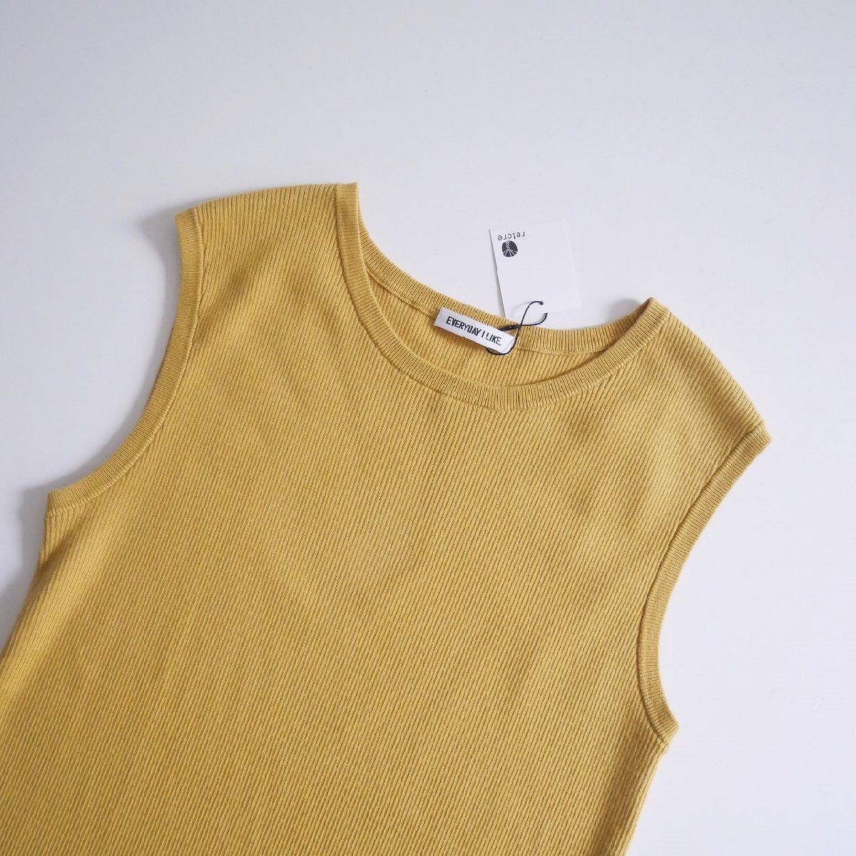 2021 / DEUXIEME CLASSE ドゥーズィーエムクラス / EVERYDAY RIB ノースリーブ プルオーバー / 2302-0457拍卖