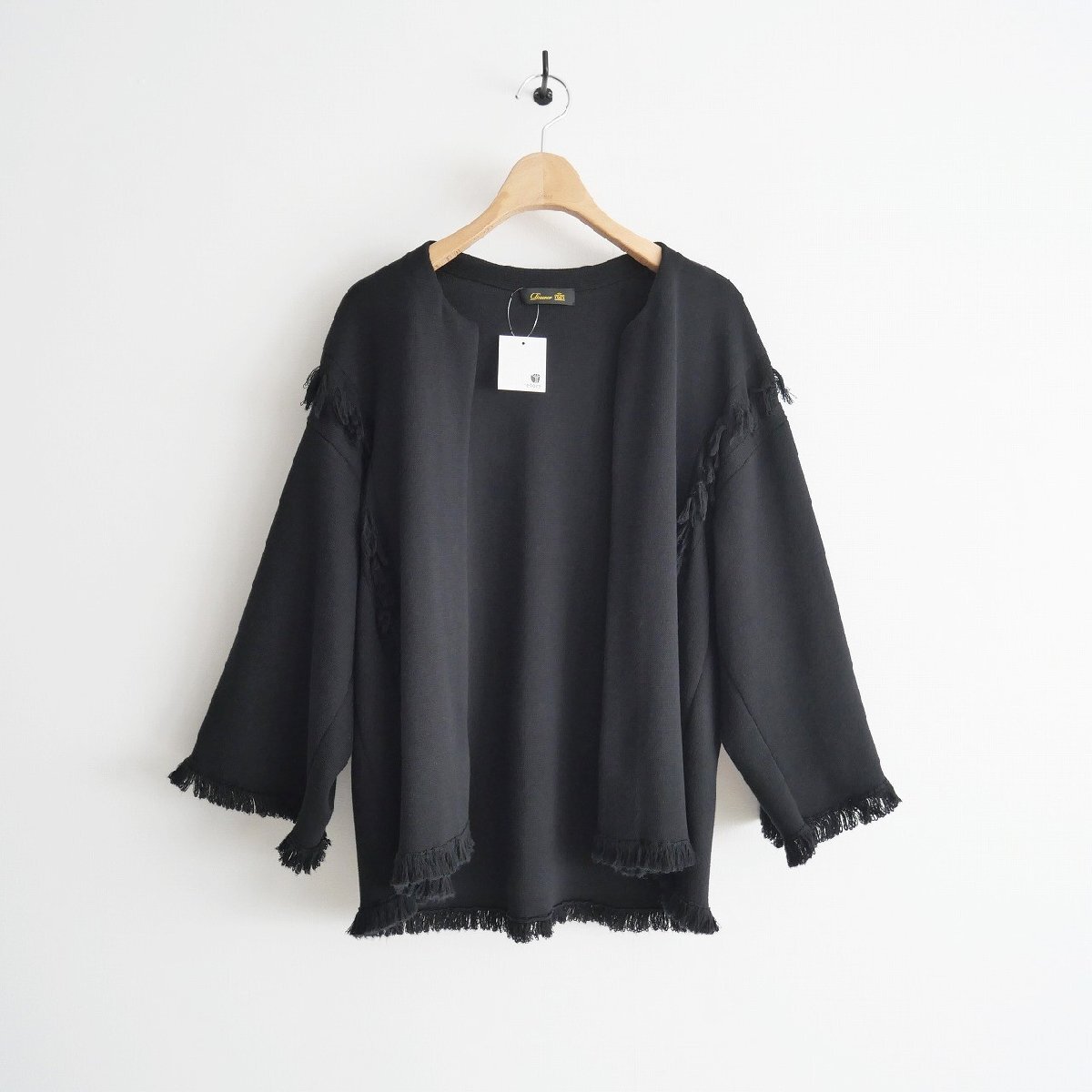 2022 / Drawer ドゥロワー / ミラノフリンジニットジャケット / 6522-299-0708 / 2302-0056拍卖