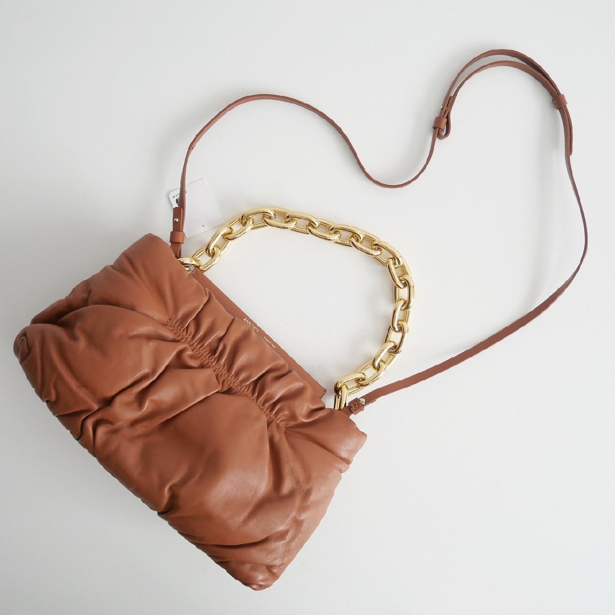 ZANCHETTI ザンケッティ / AMLETO CHAIN PUFFY 3WAYバッグ ショルダー/ 2303-0183拍卖