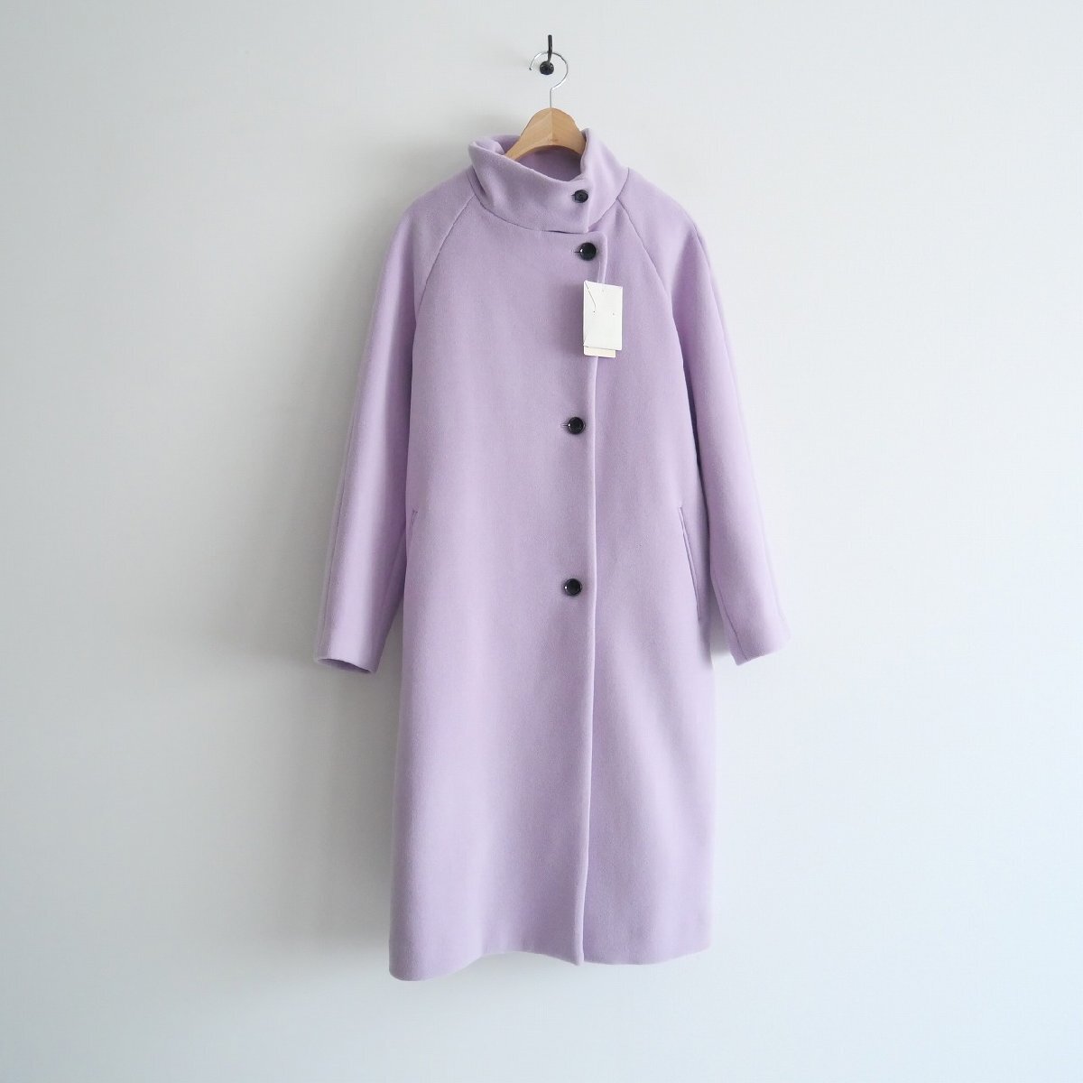 2022 / La Totalite ラトータリテ / ウールナイロン スタンドカラーコート 36 / 22020140888040 / 2304-0594拍卖