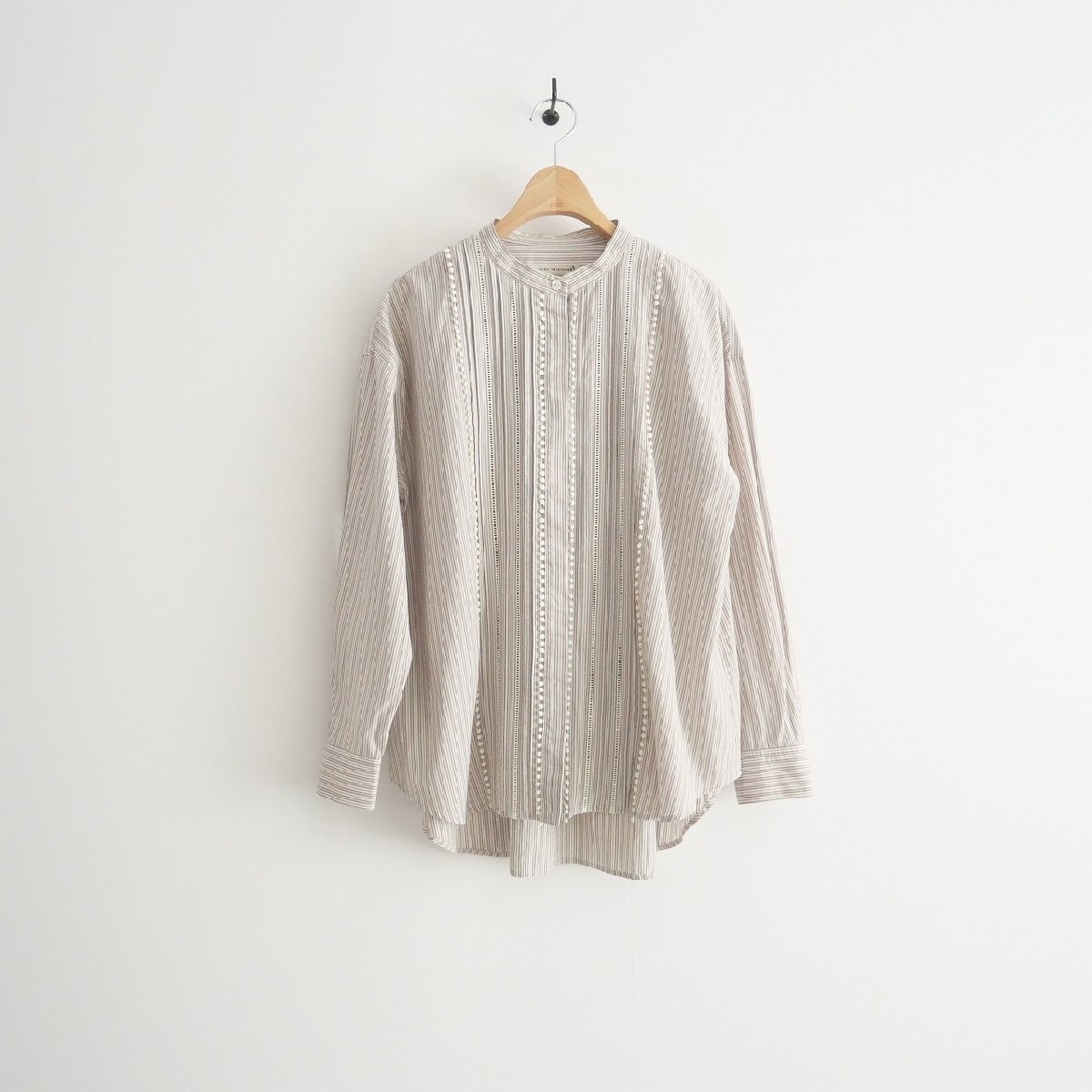 2022 / ADIEU TRISTESSE アデュートリステス / ピンタック&レースブラウス / B0124AFB042 / 2305-0139拍卖