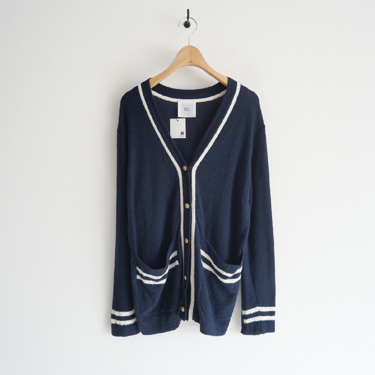2022 / IENA LA BOUCLE イエナ ラ ブークル / ブークレー マリンニットカーディガン / 22080914149010 / 2306-0485拍卖