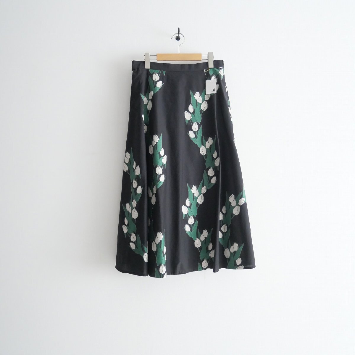 2022 / 未使用 / VANILLA バニラ / チューリップテキスタイルスカート / 日本橋ヒナタノオト購入品・受注販売品 / 2307-0957拍卖