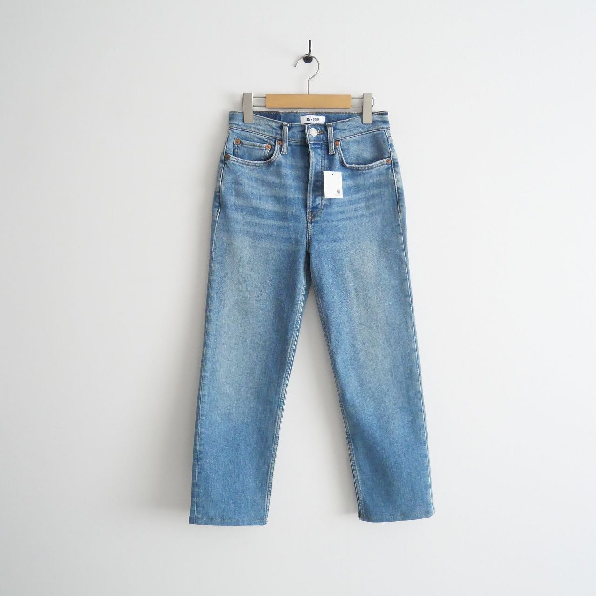 2022 / RE/DONE リダン / 70s Stove Pipe Denim Pants (indigo) デニム 26 / 3610600581 / 2308-0461拍卖