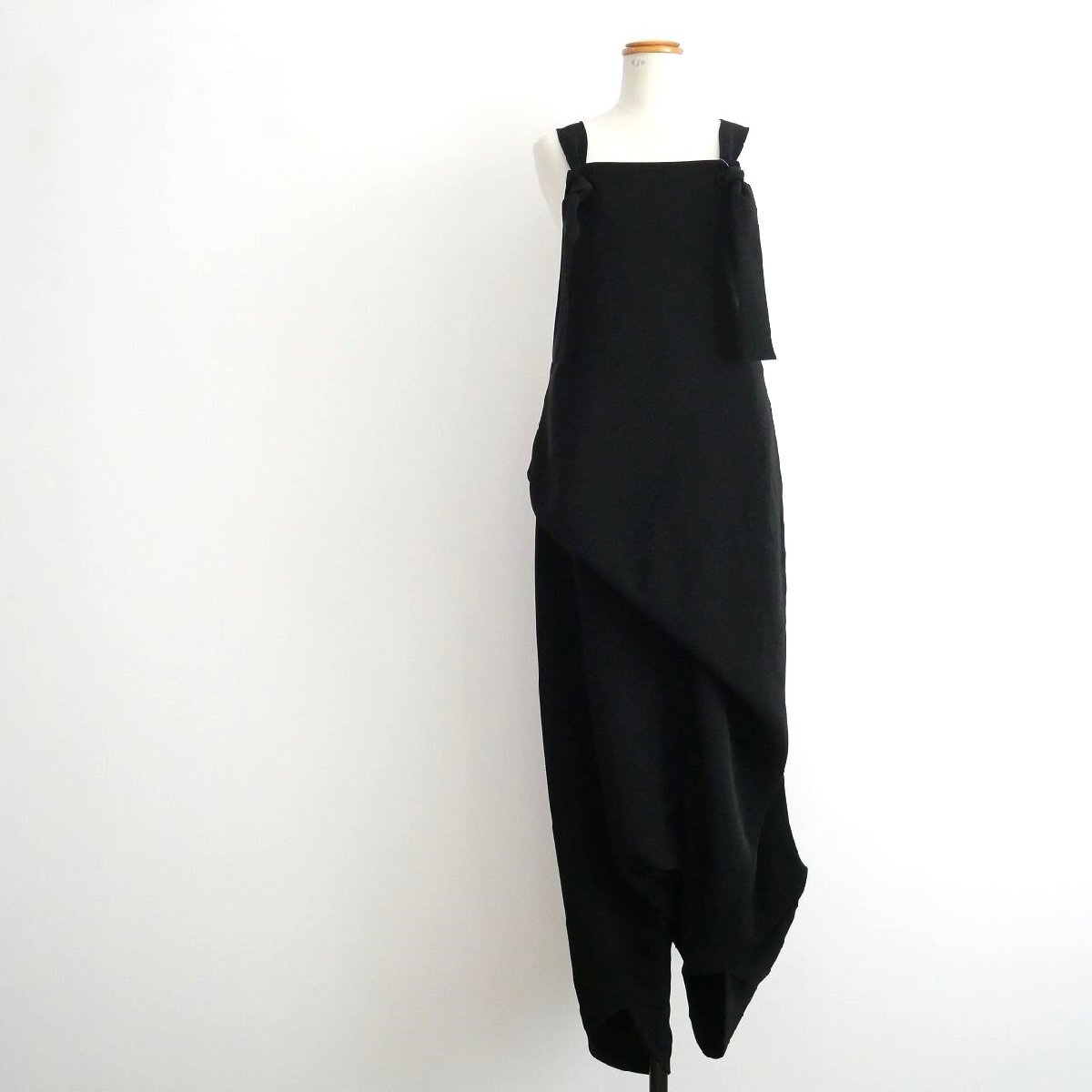 2021 / ENFOLD エンフォルド / ダブルサテン サルエルサロペット 36 / 300ES233-0720 / 2308-0561拍卖