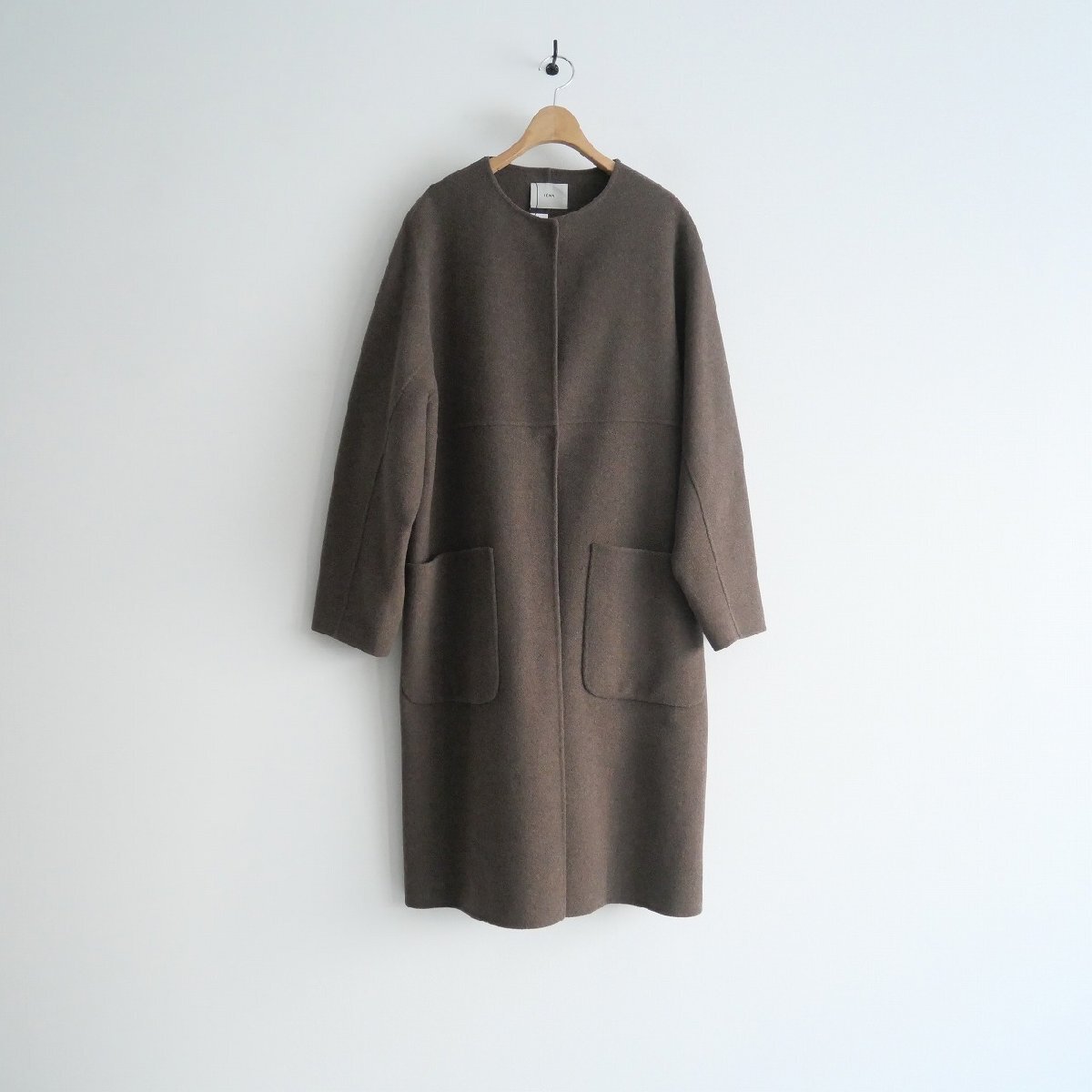 2022 / IENA イエナ / ノンミュールジングウール リバーコート 36 / 22020900553030 / 2310-0919拍卖