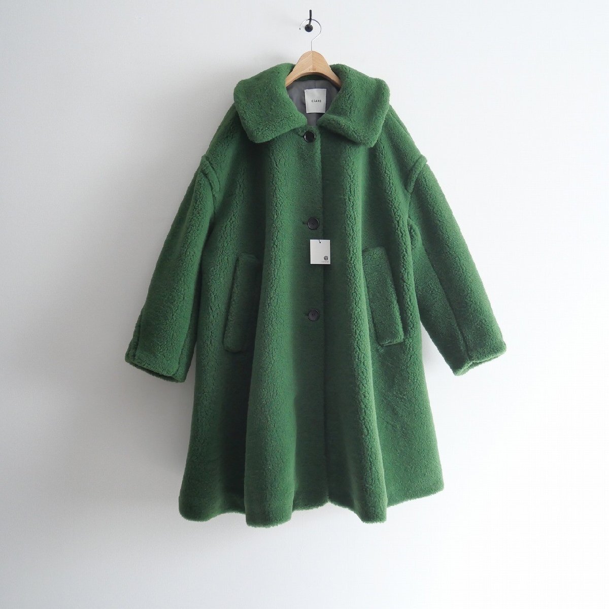 2022AW / CLANE クラネ / VOLUME FLARE BOA COAT ボアコート 1 / 13104-0562 / 2311-1077拍卖