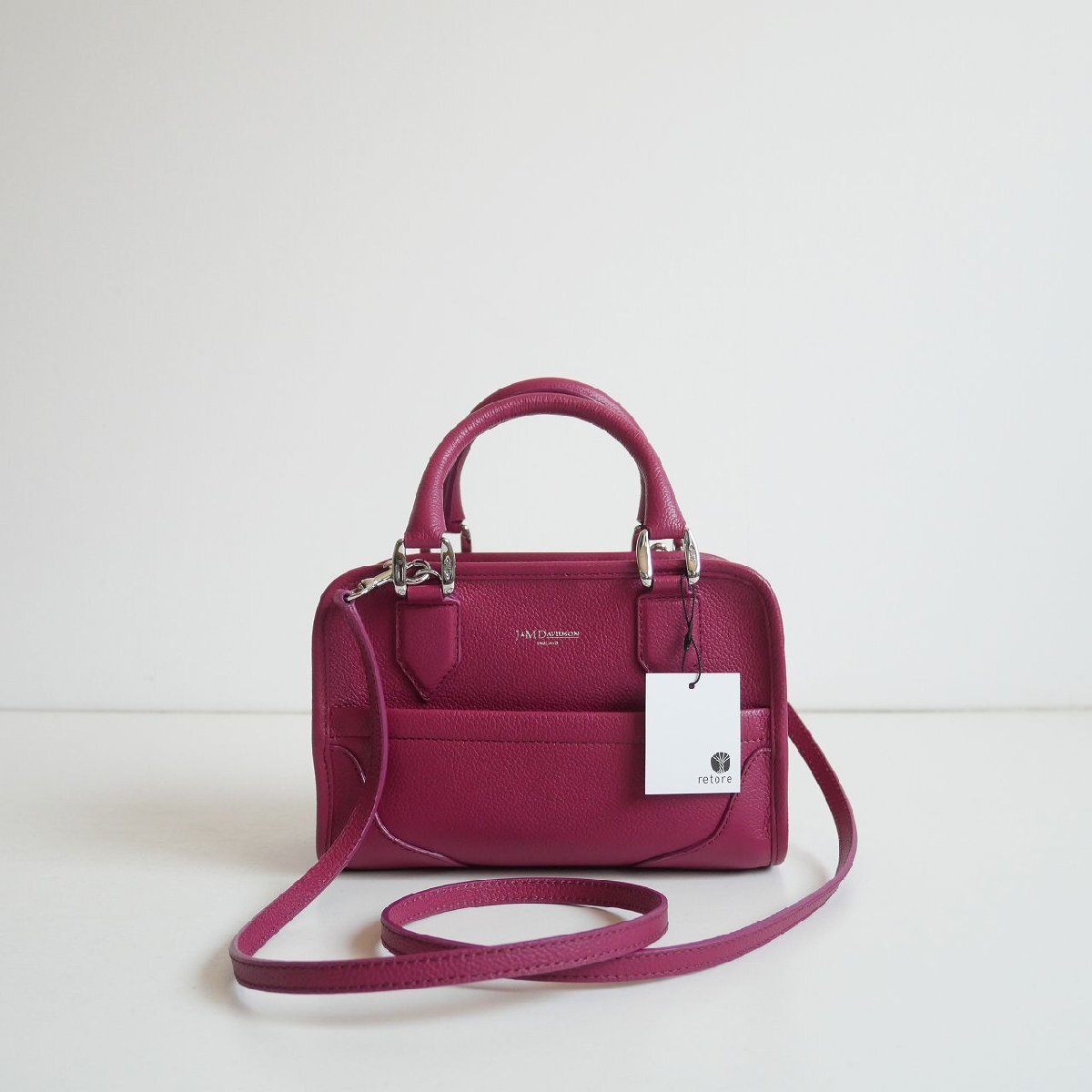 2022AW / J&M DAVIDSON ジェイアンドエムデヴィッドソン / ミア キューブ ミニ バッグ ショルダー / 2312-0631拍卖