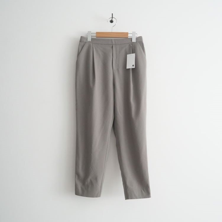 2024AW / evam eva エヴァムエヴァ / wool tuck pants パンツ 1 / E243T106 / 2504-1117拍卖