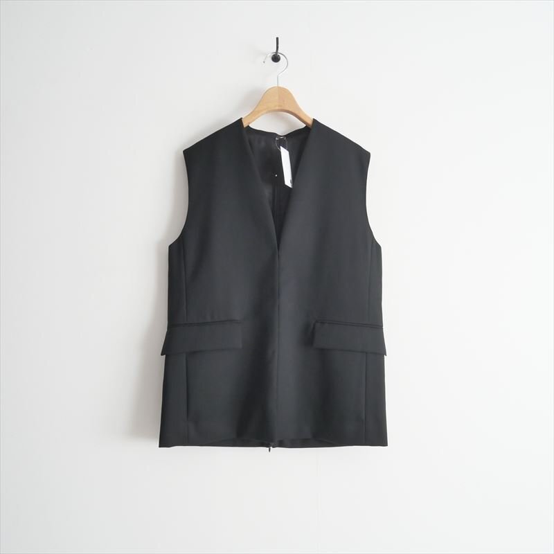 2024AW / DEPAREILLEデパリエ / WOOL TWILL GILET / B1143AFV088 / 2506-0384拍卖
