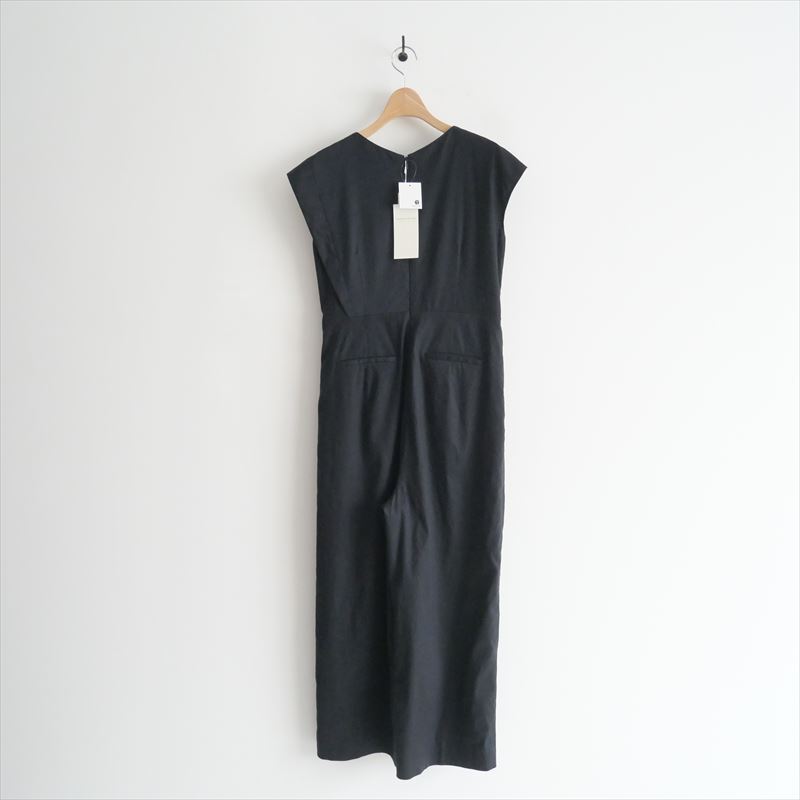 2023SS / TOMORROWLAND トゥモローランド / シルキーストレッチ アシンメトリーオールインワン 36 / 13063206357 / 2311-0454拍卖