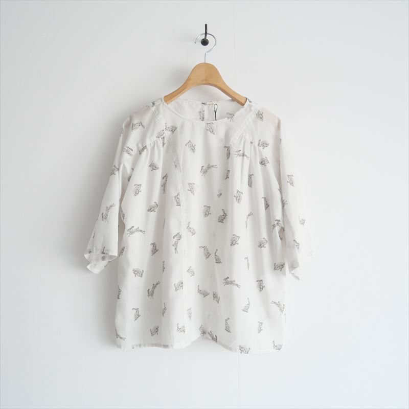 2023 / FIL DE FER フィルデフェール / ウサギドットPT Tブラウス / 10-1-06-208-3-2 / 2311-0430拍卖