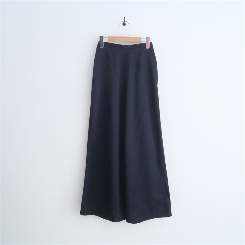 2022AW / ENFOLD エンフォルド / Washedサテン ゴムワイドTROUSERS 34 / 2500-0466拍卖