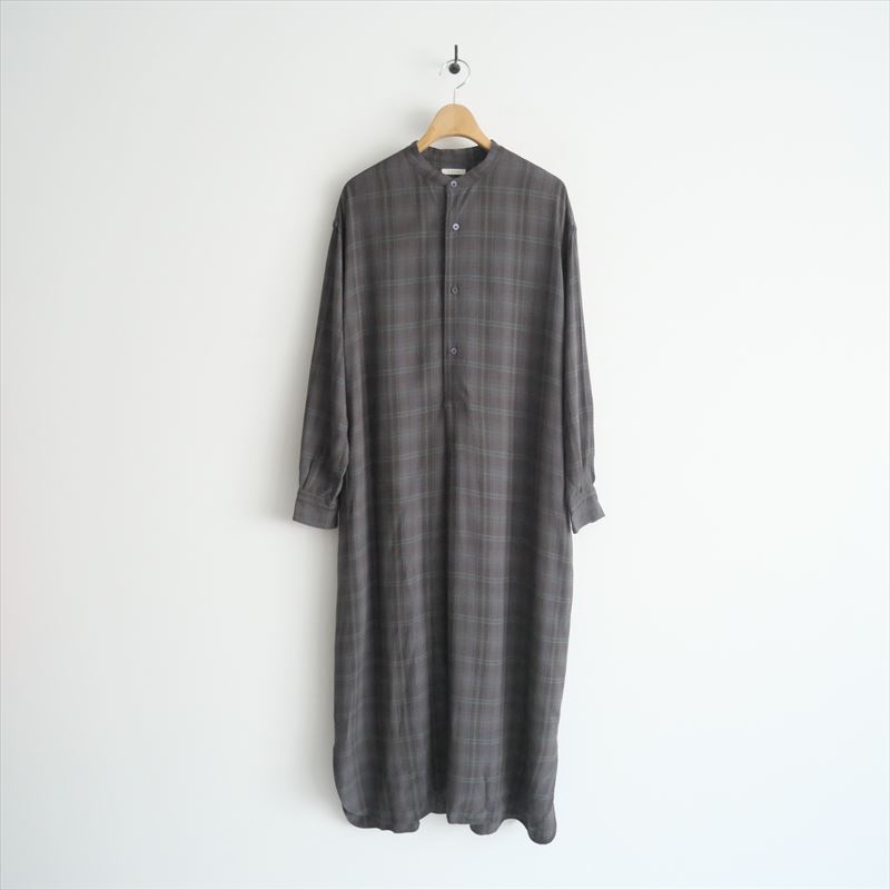 2021AW / LENO リノ / BAND COLLAR PULLOVER DRESS ドレス ワンピース 00 / 2400-0402拍卖
