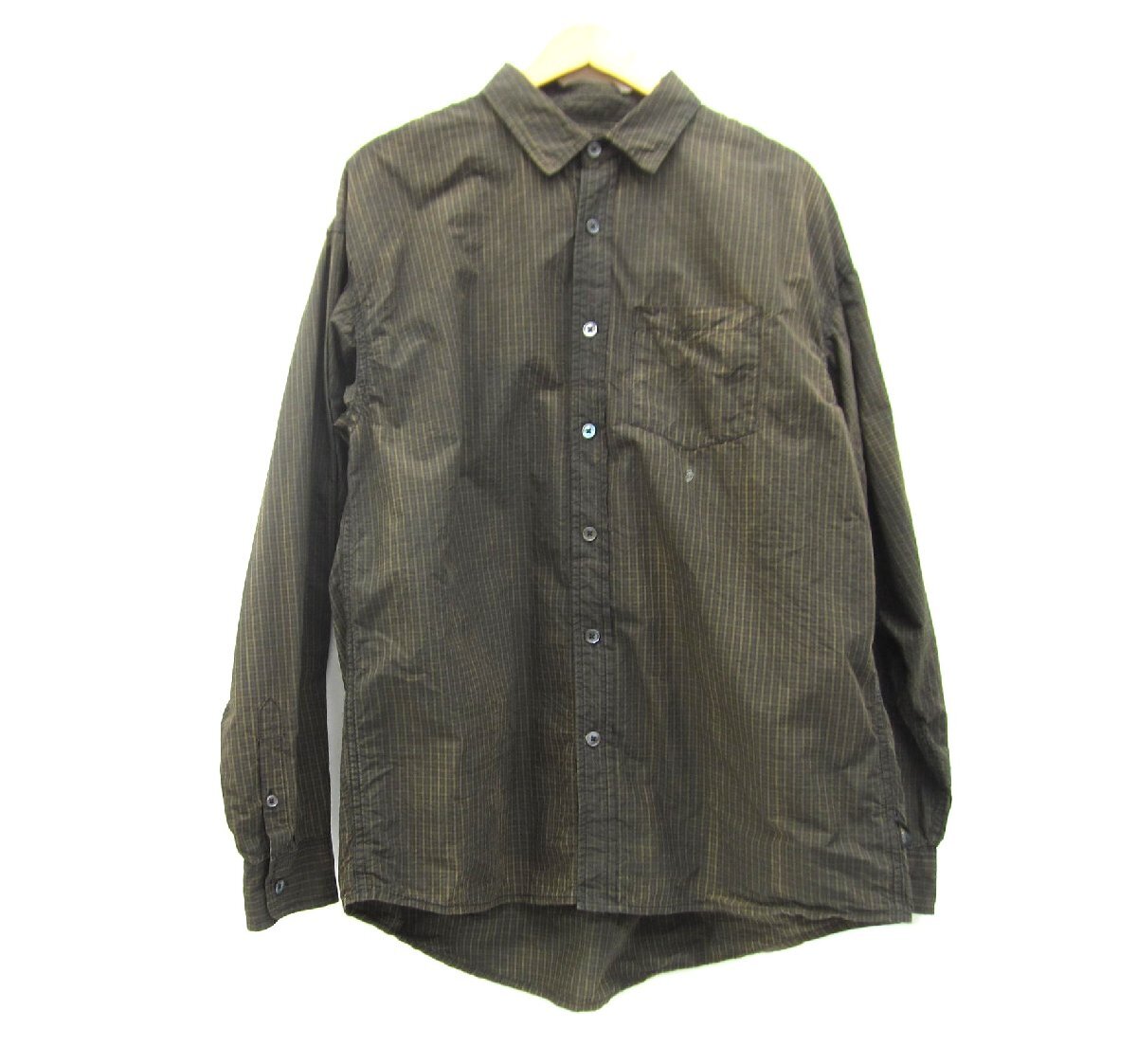 Stussy ステューシー Classic L/S Sprayed Shirt クラシック LS シャツ スプレー SIZE:M メンズ 衣類 □UF4473拍卖