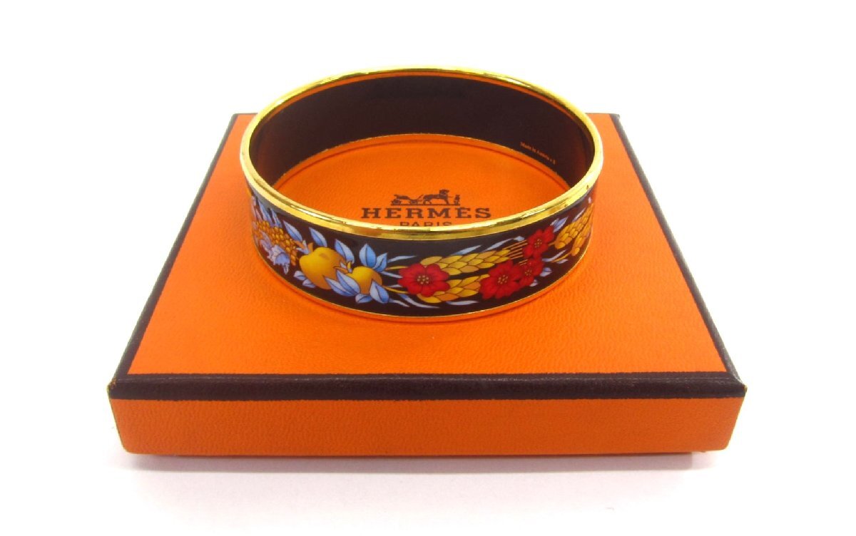 HERMES エルメス エマイユ バングル ∠UP5274拍卖