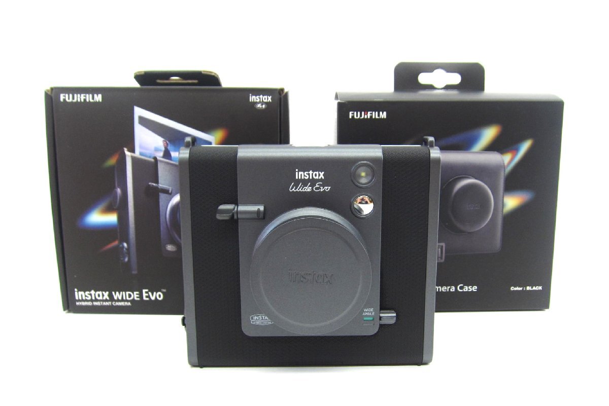 未使用品 FUJIFILM 富士フイルム instax wide evo ハイブリッドインスタントカメラ ∠UK2031拍卖