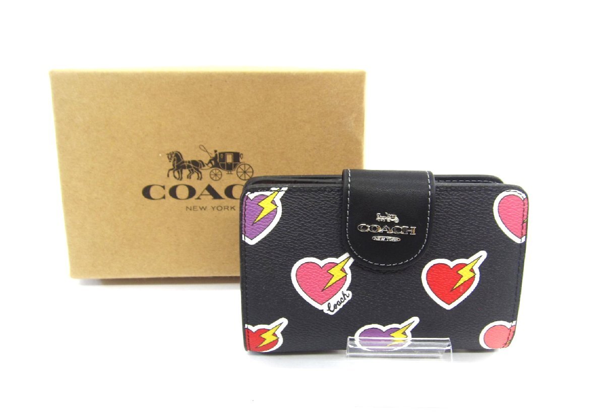COACH コーチ CW527 ミディアム ハート ボルト ウォレット 財布 ∠UP5230拍卖