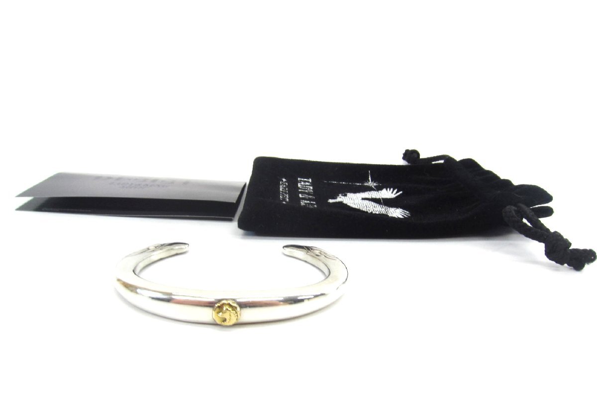 TADY & KING イーグル フェイス バングル K18 ウルフメタル ブレスレッド ∠UA12269拍卖