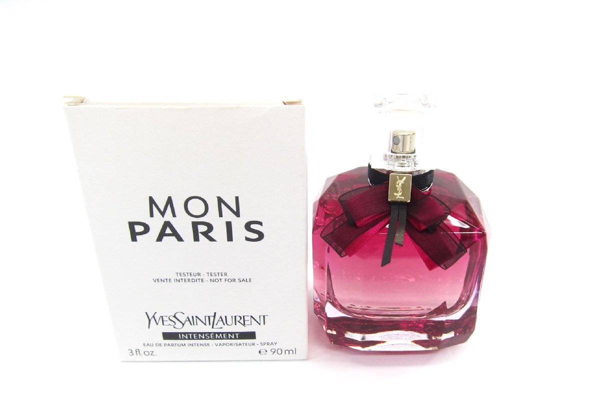 YSL YVESSAINTLAURENT MON PARIS 90ml 香水 ∠UA12197拍卖