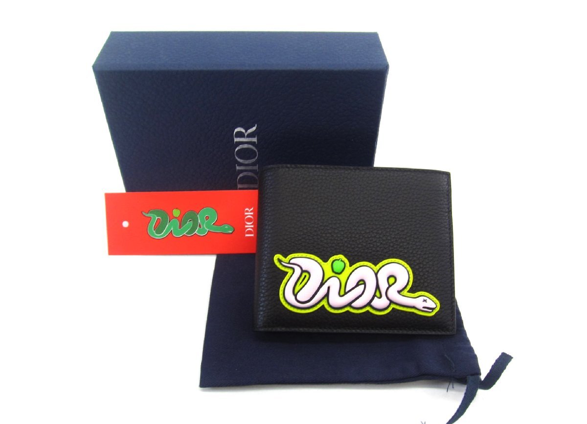 Dior ディオール 二つ折りウォレット ブラック 財布 ∠UP5216拍卖