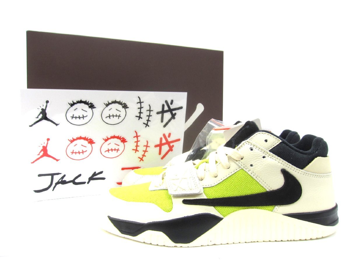 NIKE ナイキ JUMPMAN JACK TRTRAVIS SCOTT ジャンプマン ジャック トレーナー FZ8117-102 SIZE:28.5cm メンズ □UT14283拍卖