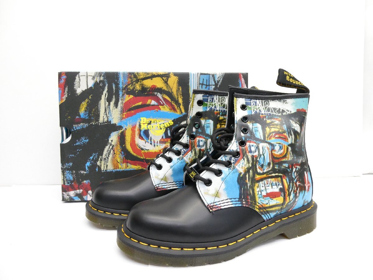 Dr.Martens ドクターマーチン × JEAN-MICHEL BASQUIAT 1460 BASQUIAT 2 8H BOOTS ブーツ SIZE:UK7 size:26.0cm 靴 △WT4618拍卖
