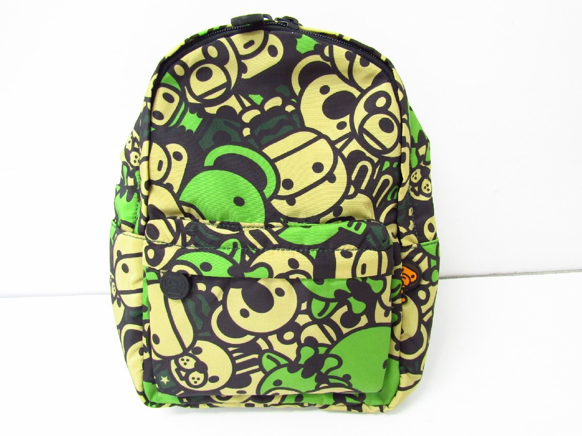 A BATHING APE BABY MILO ALL FRIENDS SMALL BACKPACK デイバック リュック AK70190001★BG4402拍卖