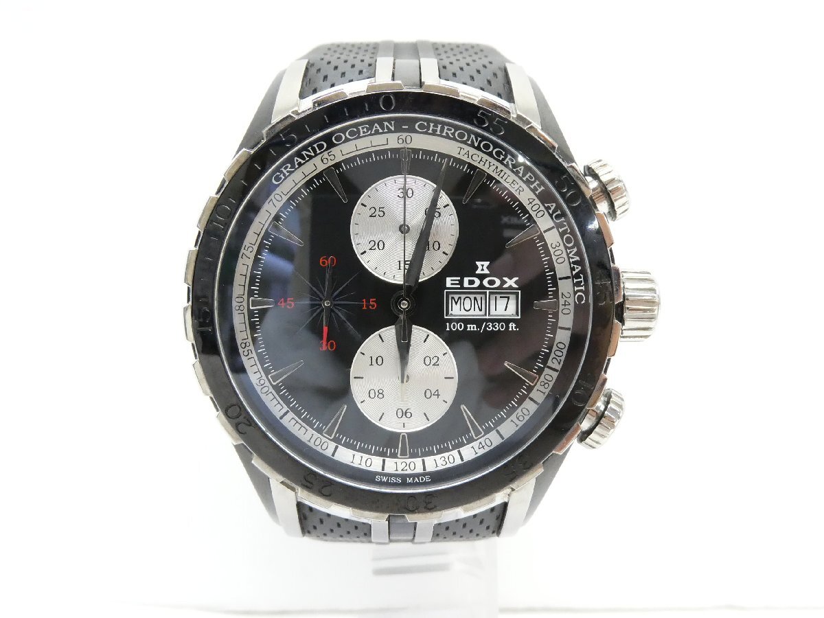 エドックス EDOX 01121 GRAND OCEAN オートマチック 腕時計 △WA6497拍卖