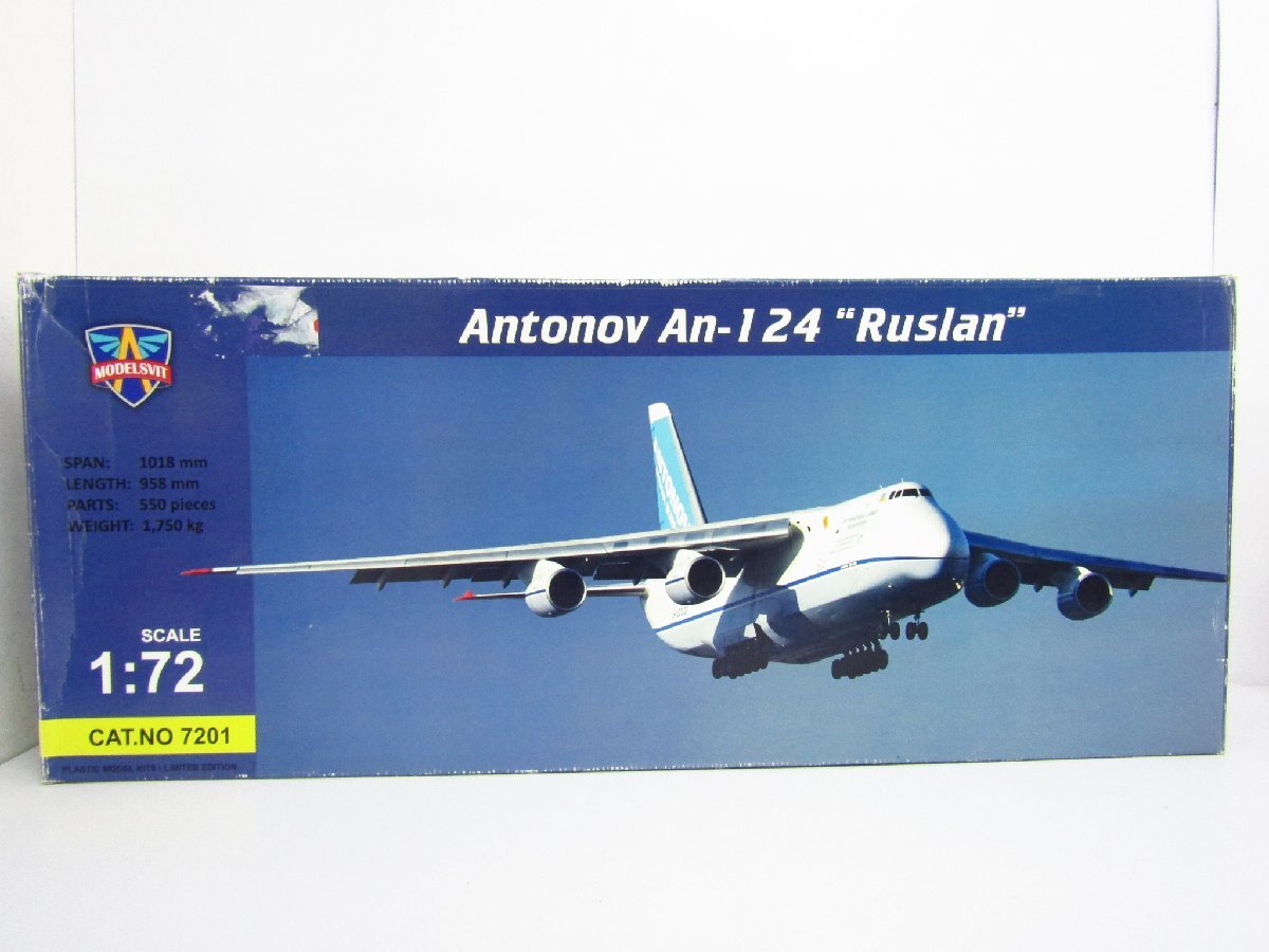 未組立 1/72 Antonov An-124 Ruslan アントノフ ルスラーン 巨大輸送機 モデルスビット ▼TY14741拍卖