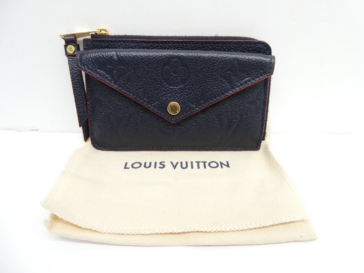 LOUIS VUITTON ルイ・ヴィトン モノグラム アンプラント ポルトカルト レクト ヴェルソ M69420 RFID 財布 △WP2776拍卖