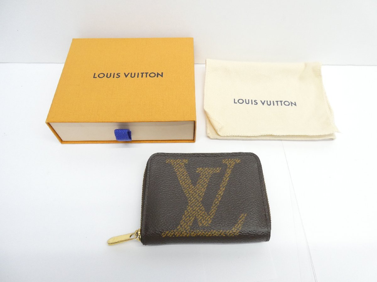 LOUIS VUITTON ルイ・ヴィトン モノグラム ジャイアント ジッピー コインパース M67690 財布 △WP2781拍卖